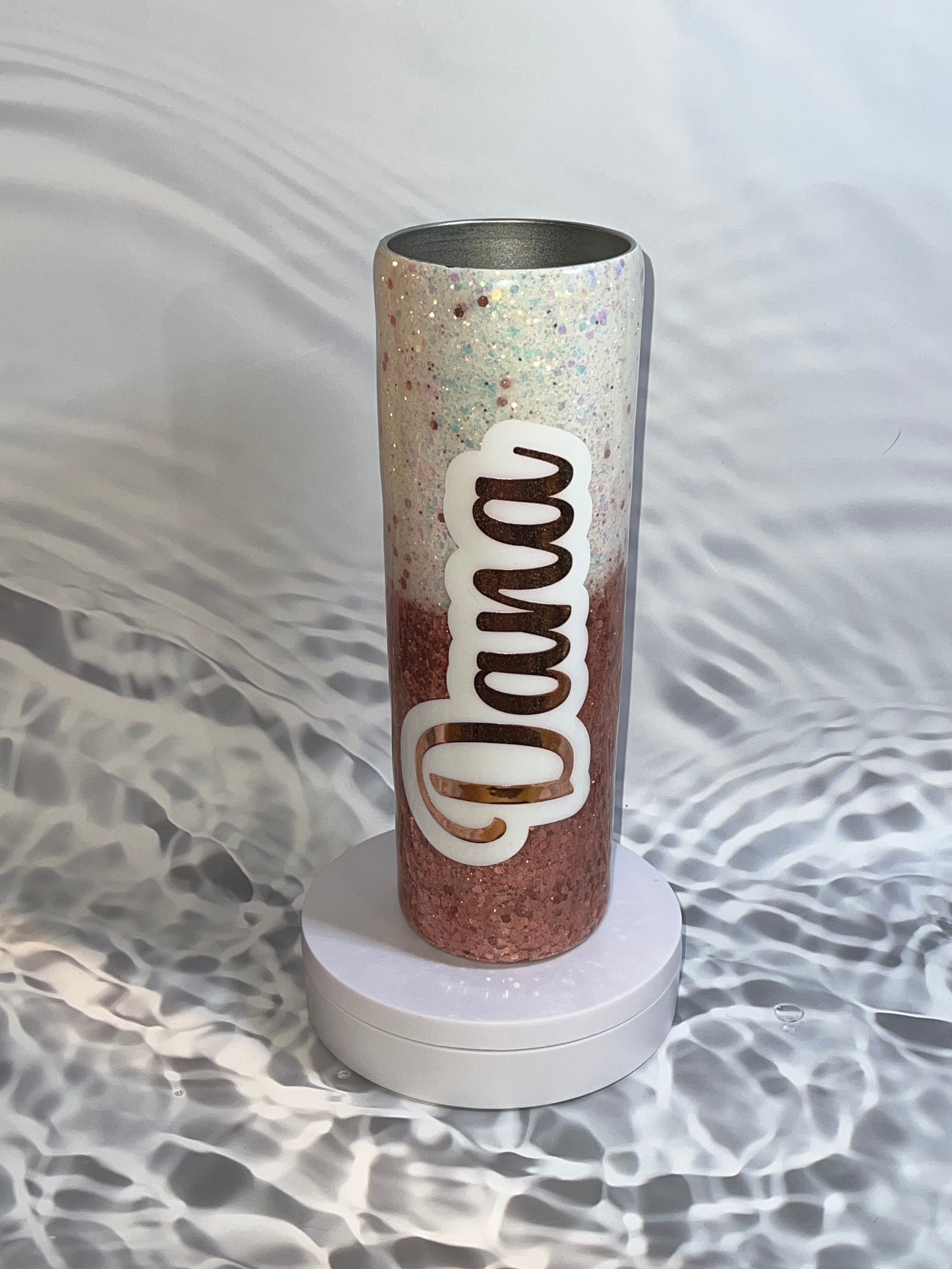 Custom Glitter Tumbler
