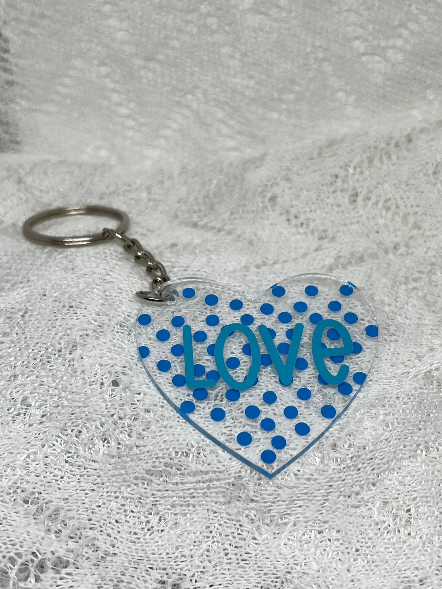 Custom Heart Keychain